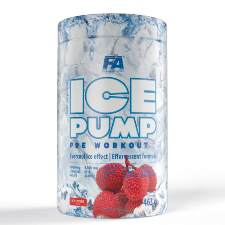 Ice Pump Pre Workout 463g, FA – przedtreningówka z efektem chłodzenia EVERCOOL!