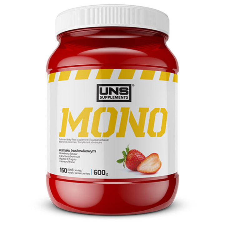 Mono 600g, UNS– kreatyna ułatwiająca budowanie czystej masy mięśniowej i siły!