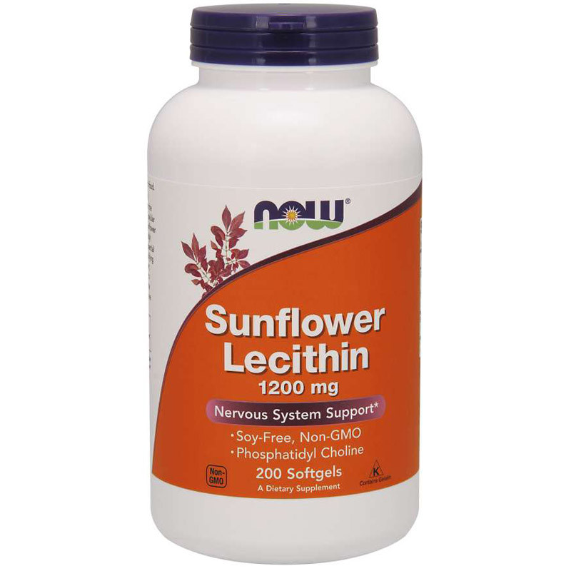 NOW Sunflower Lecithin 1200mg 200caps