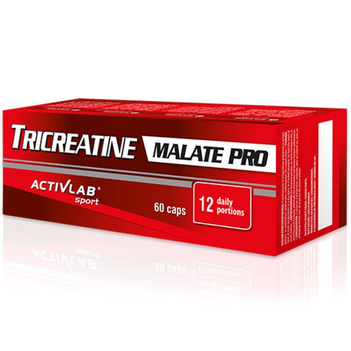 Tricreatine Malate Pro 60 kapsułek, Activlab – zapewnia wzrost siły i wytrzymałości!