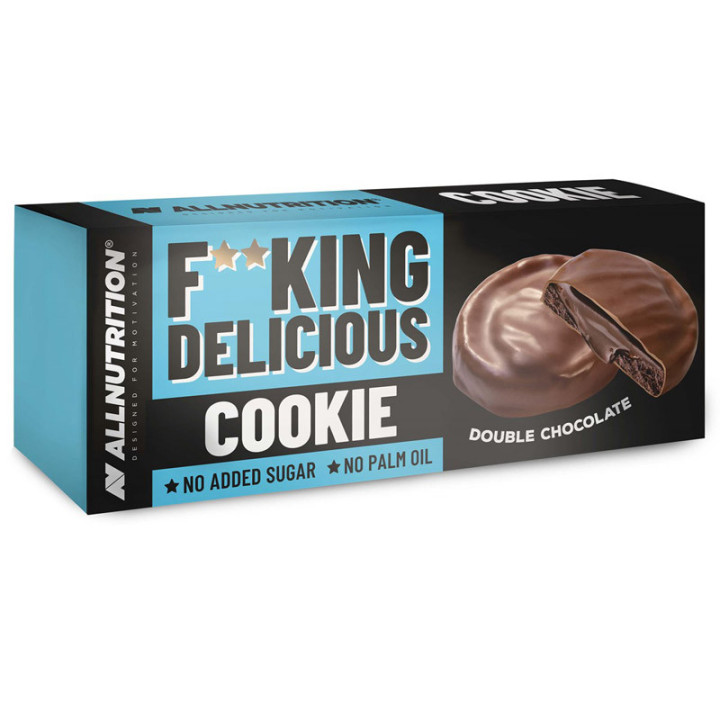 F**king Delicious Cookie Double Chocolate 128g, Allnutrition – obłędnie pyszne ciasteczka!