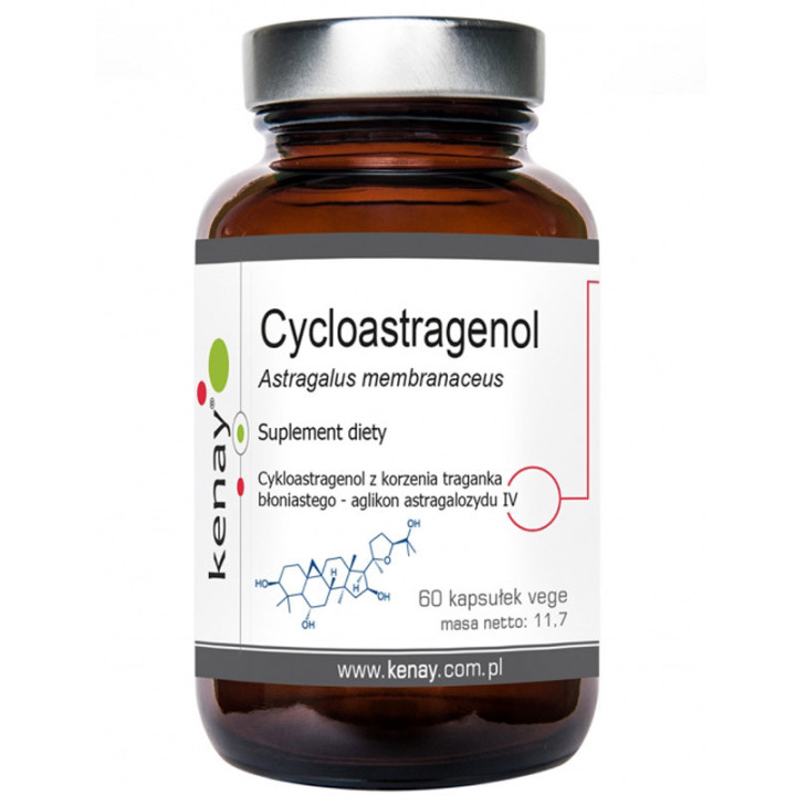 Cycloastragenol 60 kapsułek, Kenay – cykloastragenol z korzenia traganka błoniastego - aglikon astragalozydu IV!