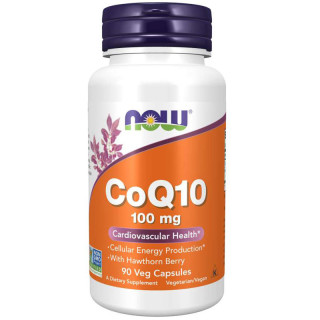 CoQ10 100mg 90 kapsułek, NOW – błyskawicznie uzupełnia niedobory Koenzymu Q10!