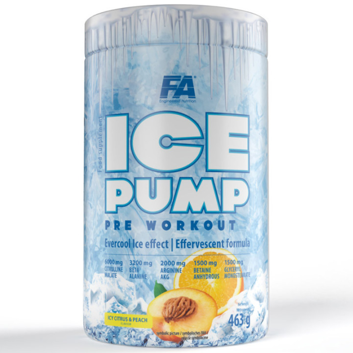 Ice Pump Pre Workout 463g, FA – przedtreningówka z efektem chłodzenia EVERCOOL!