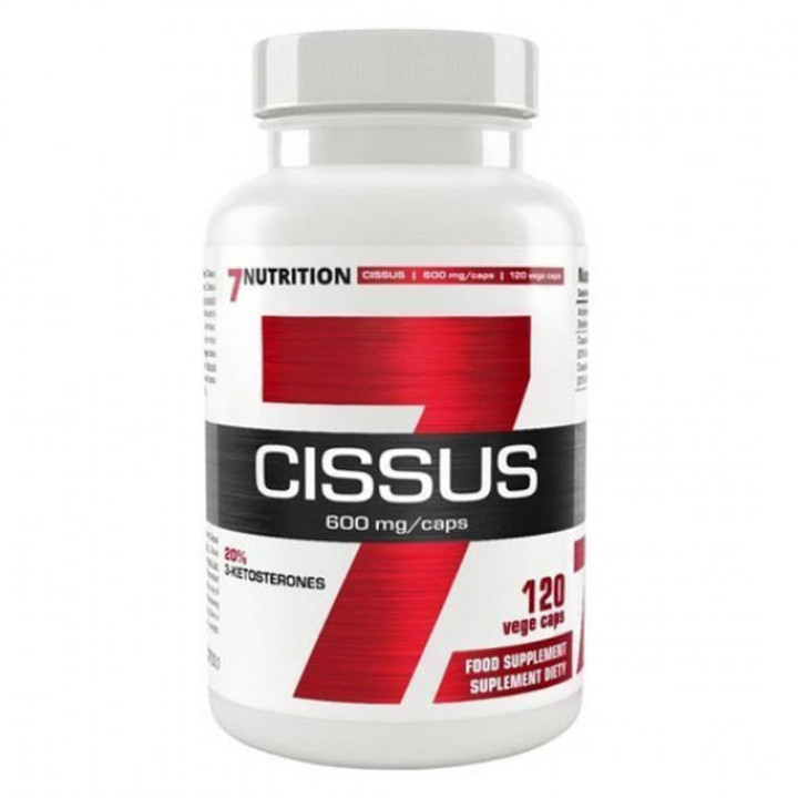 Cissus 120 kapsułek, 7Nutrition - skutecznie wzmacnia kości, stawy i więzadła oraz przyspiesza tempo leczenia tkanki łącznej!