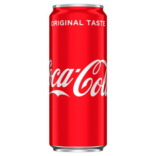 Coca-Cola Original Taste 330ml, Coca-Cola – oryginalny napój Coca-Cola o świetnym, orzeźwiającym smaku!