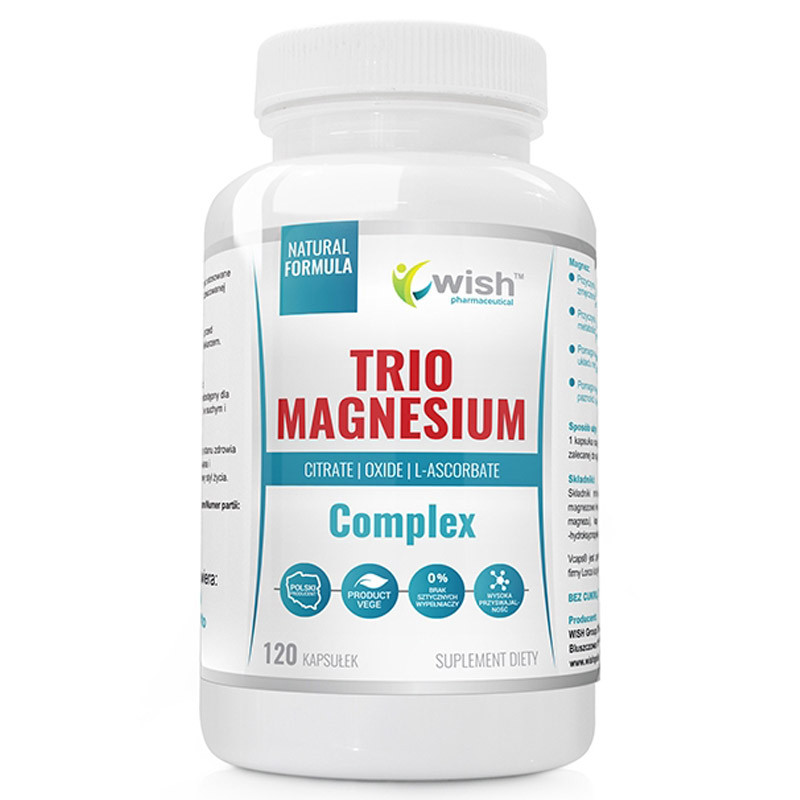 WISH Trio Magnesium Complex 120caps