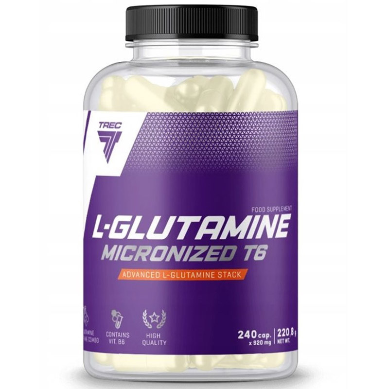 TREC L-Glutamine Micronized T6 240caps