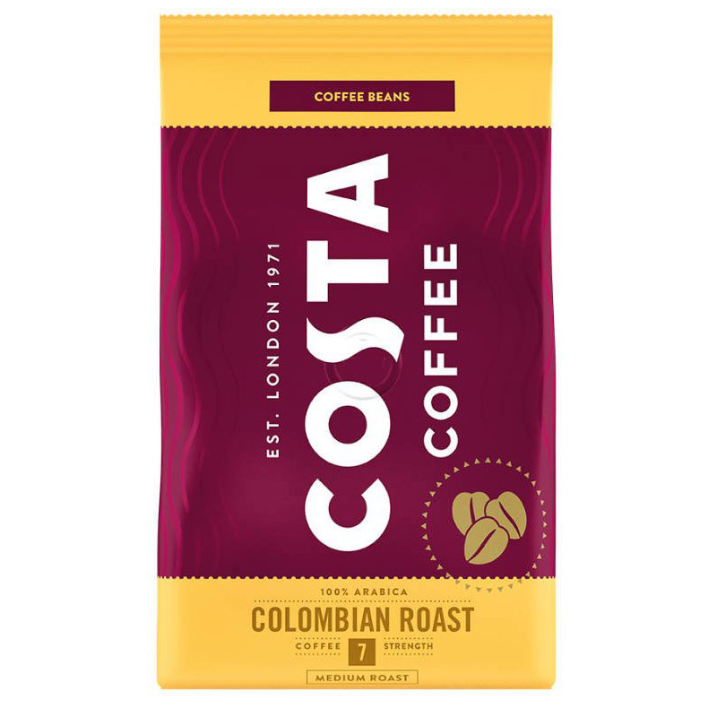COSTA Coffee Colombian Roast Medium Roast 100% Arabica 500g KAWA ZIARNISTA
