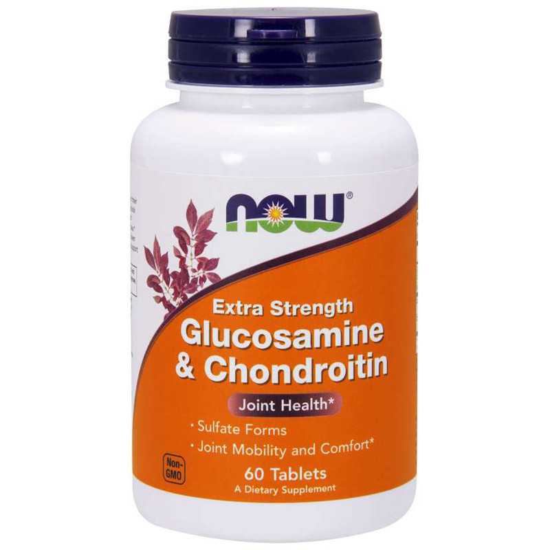 NOW Extra Strength Glucosamine&Chondroitin 60tabs