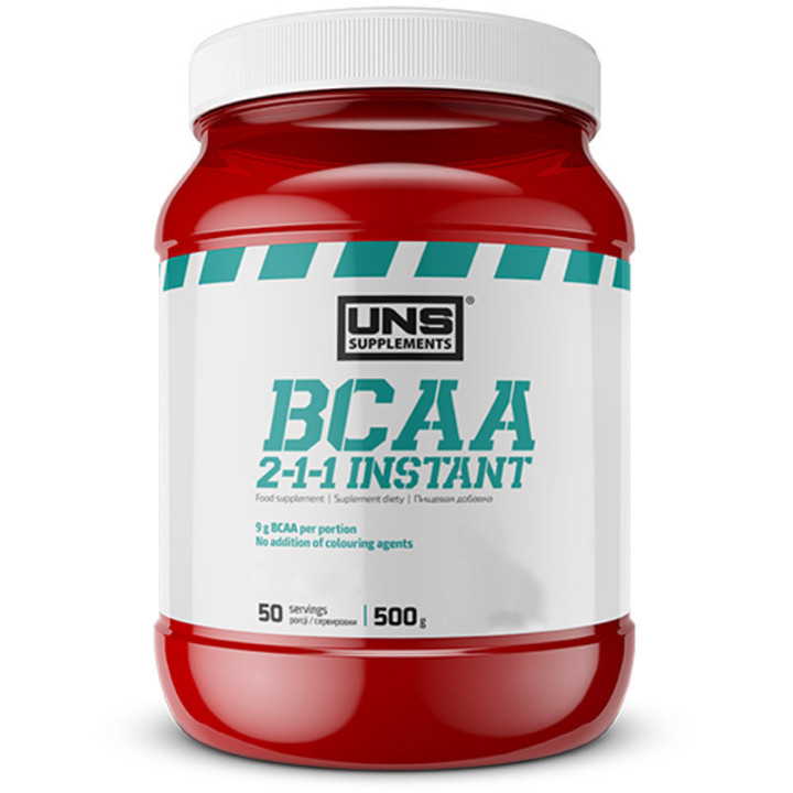 BCAA 2-1-1 Instant 500g, UNS – wysokiej jakości aminokwasy BCAA w formie instant!