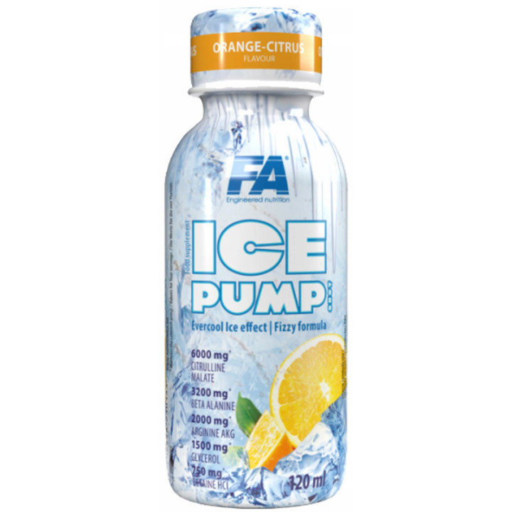 Ice Pump Shot 120ml, FA – przedtreningowy shot z mega efektem chłodzenia EVERCOOL!