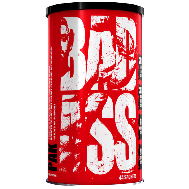 Pak 44 saszetki, Bad Ass Nutrition – produkt uzupełniający dietę w witaminy, składniki mineralne, aminokwasy i ekstrakty roślinn