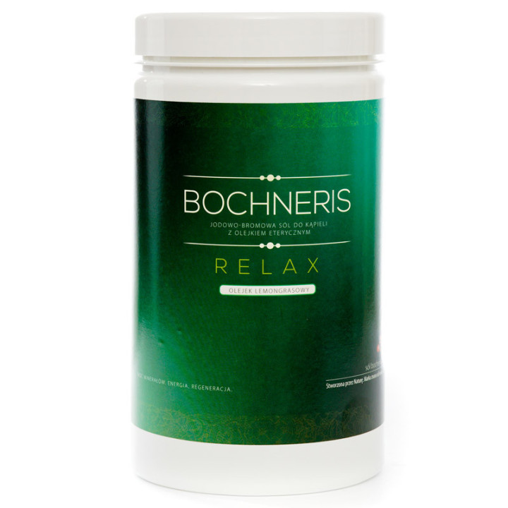 Bochneris Relax Jodowo-Bromowa Sól Do Kąpieli 1400g, Soli Bocheńskiej – naturalny sposób na wewnętrzny spokój!
