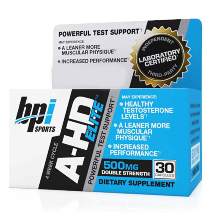 A-Hd Elite 30 kapsułek, BPI Sports – silny booster testosteronu z opatentowaną mieszanką ekstraktów roślinnych!
