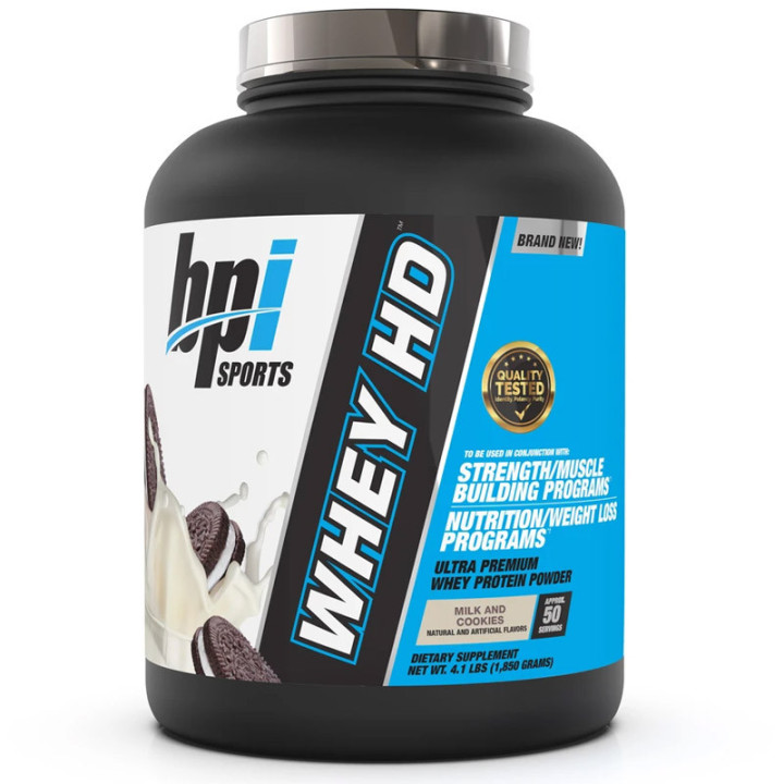 Whey Hd 1850g, Bpi Sports – wysokiej jakości mix białek mlecznych!