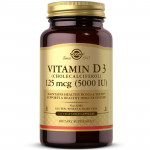 SOLGAR Vitamin D3 125mcg (5000 IU) 240vegcaps