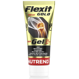 Flexit Gold Gel 100ml, Nutrend – żel działający przeciwbólowo na stawy oraz mięśnie!
