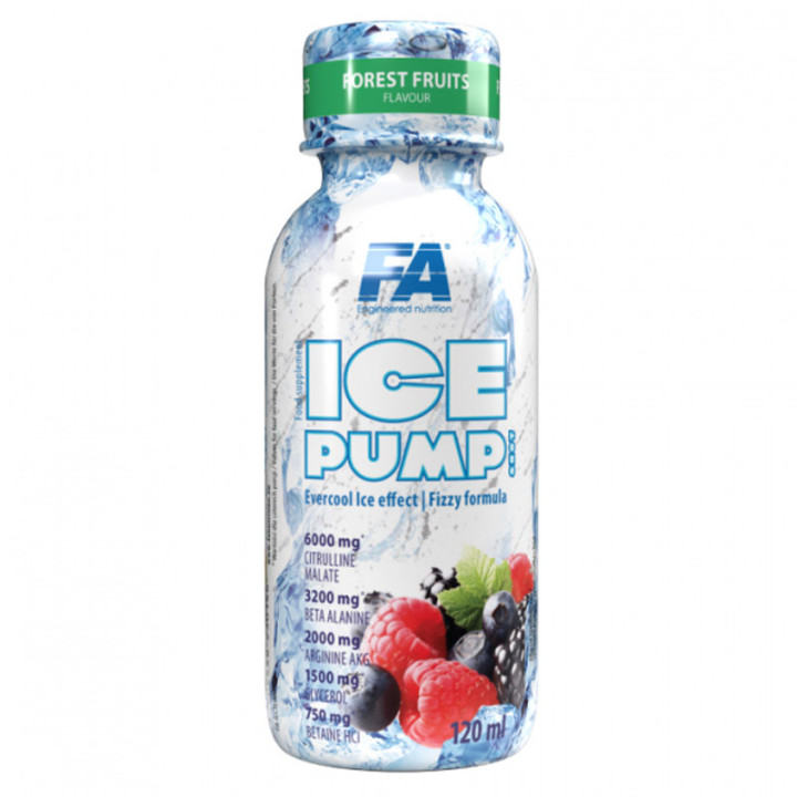 Ice Pump Shot 120ml, FA – przedtreningowy shot z mega efektem chłodzenia EVERCOOL!