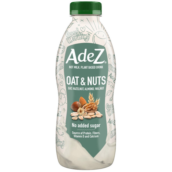 Oat&Nuts 800ml, AdeZ – pyszny, naturalny napój roślinny bez dodatku cukru!