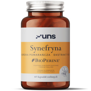 Synefryna Gorzka Pomarańcza Ekstrakt 15:1 60 wegańskich kapsułek, UNS – naturalny ekstrakt pomocny w walce z nadwagą!