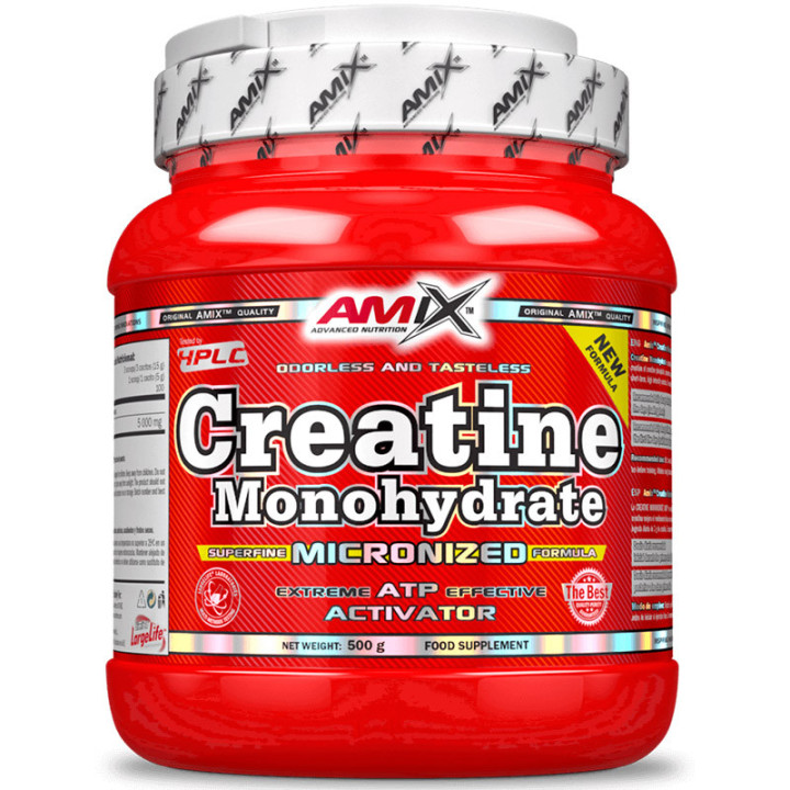 Creatine Monohydrate 500g, Amix – zwiększa możliwości treningowe oraz wzrost masy mięśniowej!