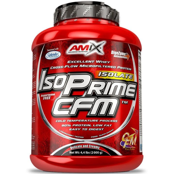 Iso Prime Cfm Isolate 2000g, Amix – izolat z wysoką zawartością białka na przyrost suchej masy mięśniowej!
