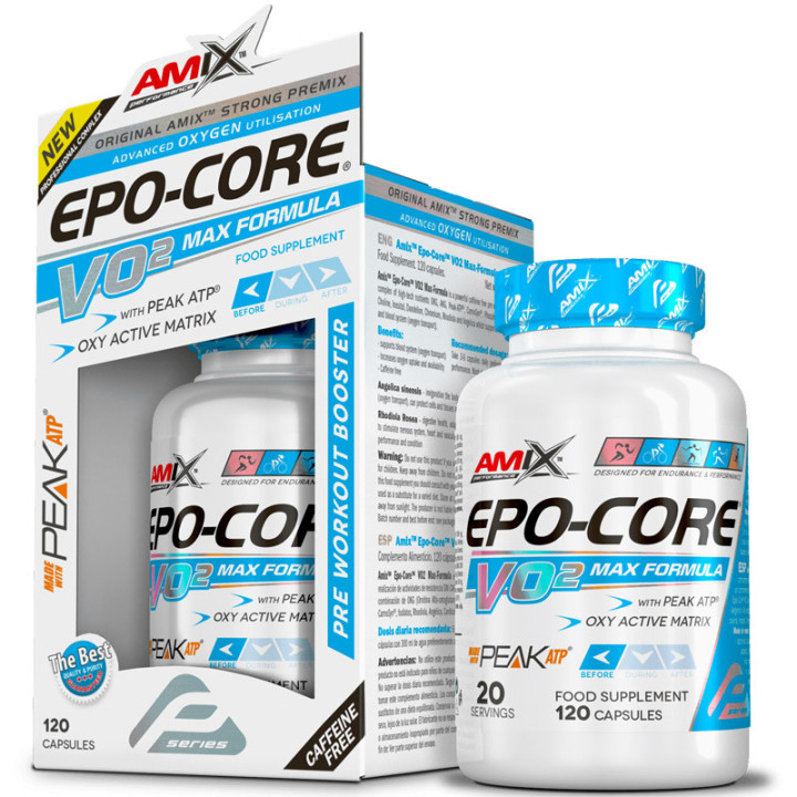 Epo-Core VO2 Max Formula 120 kapsułek, Amix – skuteczna przedtreningówka dla sportowców!