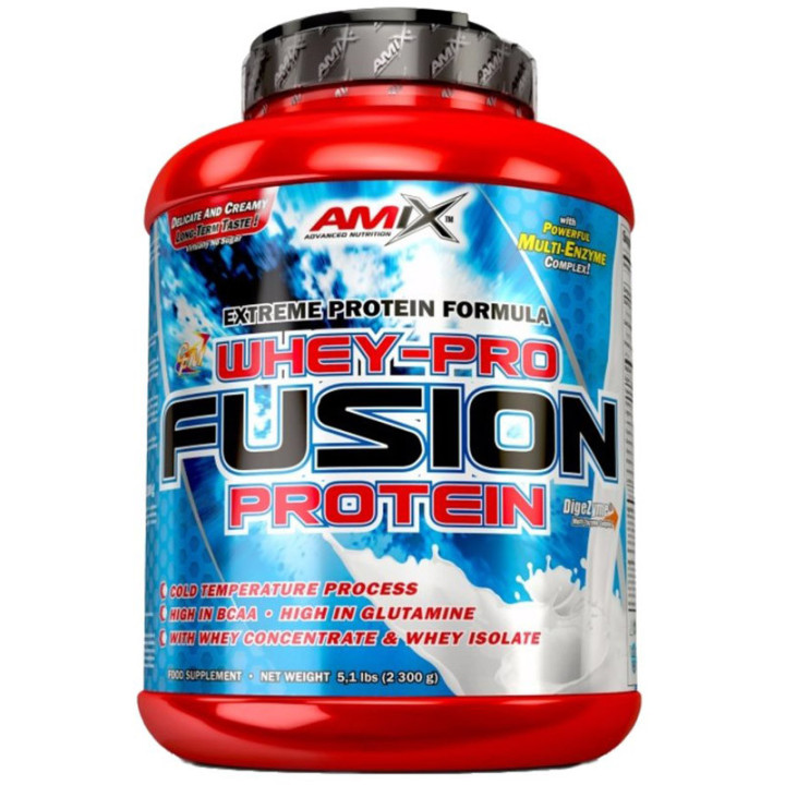 Whey-Pro Fusion Protein 2300g, Amix – dla osób chcących budować czystą masę mięśniową!