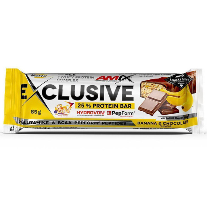 Exclusive Protein Bar 85g, Amix – spora dawka białka w batoniku!