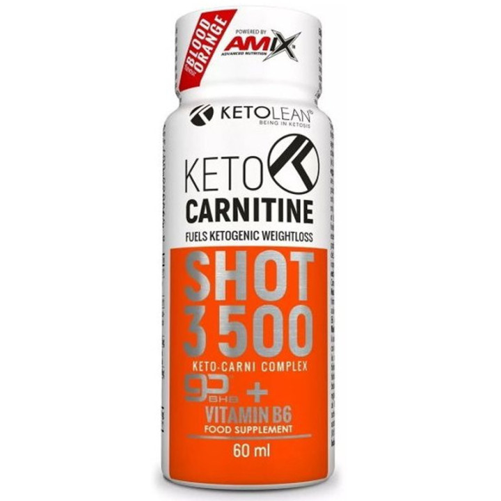 KetoLean Keto Carnitine Shot 3500 60ml, Amix – shot dla ketogeników!
