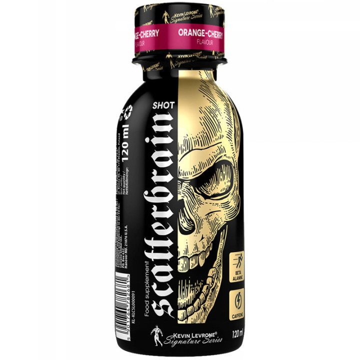 Scatterbrain Shot 120ml, Kevin Levrone - poręczna wersja znanego i lubianego suplementu Scatterbrain z Levrone Signature Series!