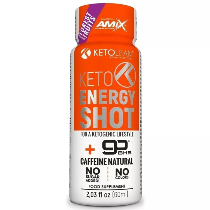 KetoLean Keto Energy Shot 60ml, Amix – zastrzyk energii dla ketogeników!