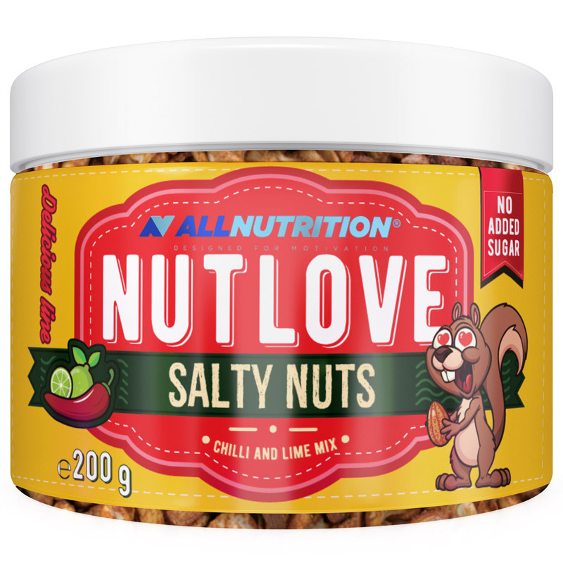 ALLNUTRITION Nutlove Salty Nuts Chilli And Lime Mix 200g