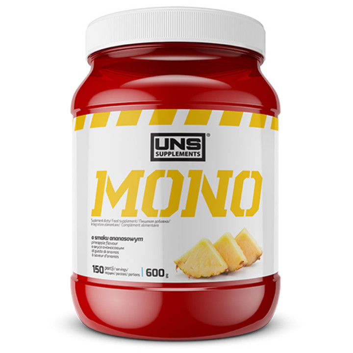 Mono 600g, UNS– kreatyna ułatwiająca budowanie czystej masy mięśniowej i siły!