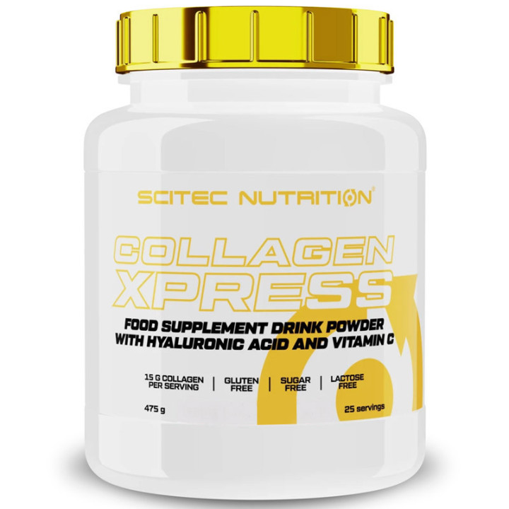 Collagen Xpress 475g, Scitec – kolagen w proszku z witaminą C i kwasem hialuronowym!