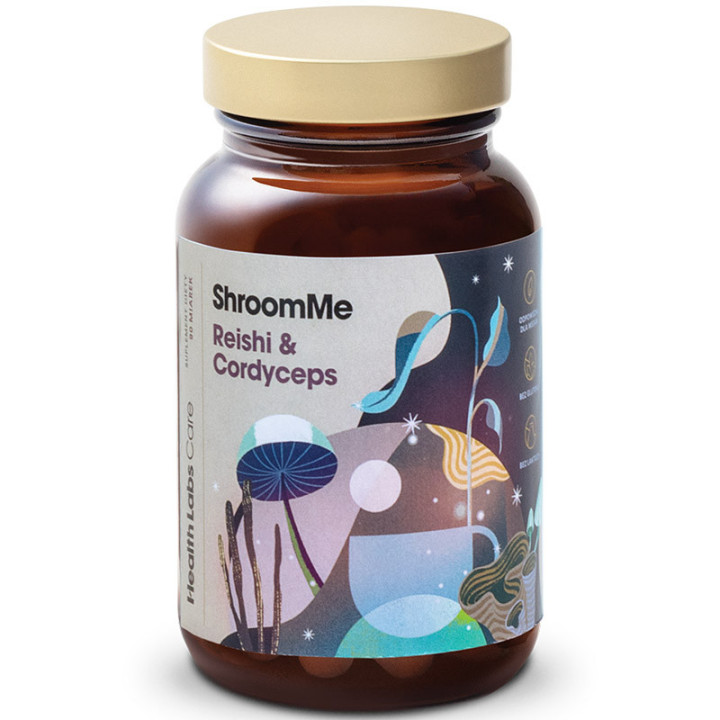ShroomMe Reishi&Cordyceps 45,54g, Health Labs Care – więcej energii!