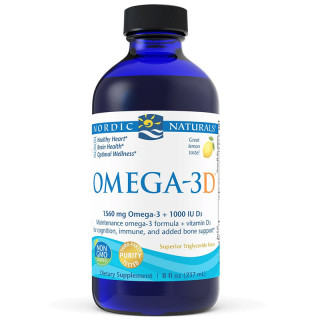 Omega-3D 237ml, Nordic Naturals – wsparcie układu sercowo-naczyniowego