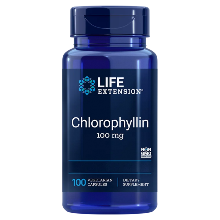 Chlorophyllin 100mg 100 kapsułek, Life Extension – silne wsparcie dla Twojego zdrowia!