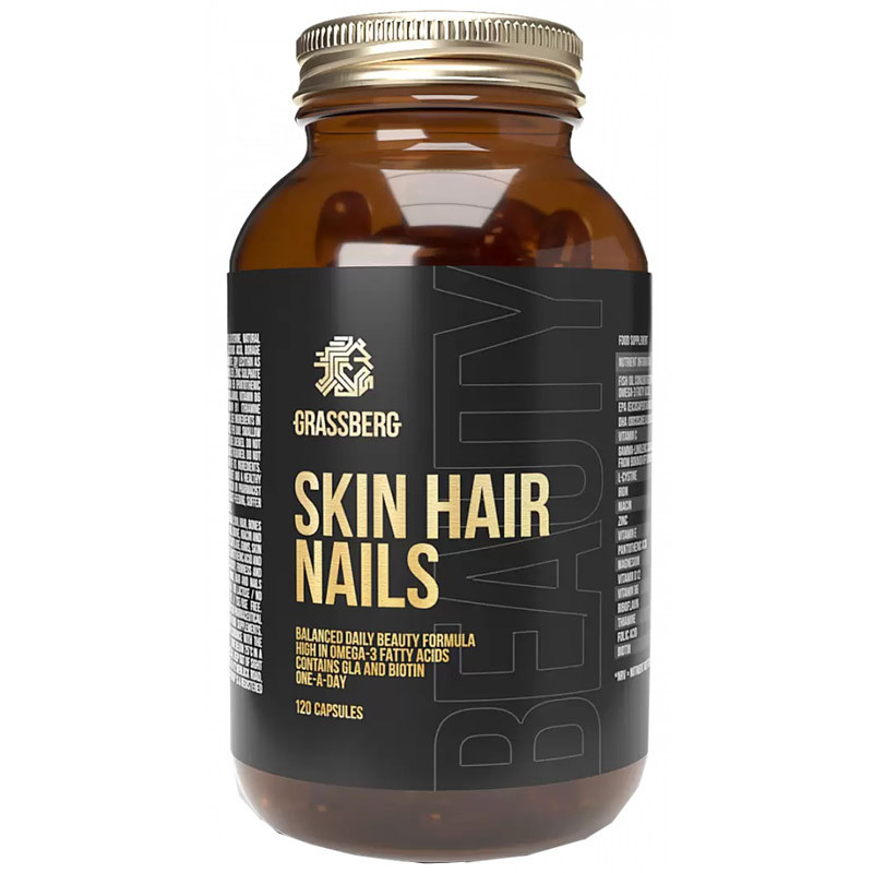 GRASSBERG Skin Hair Nails 120caps