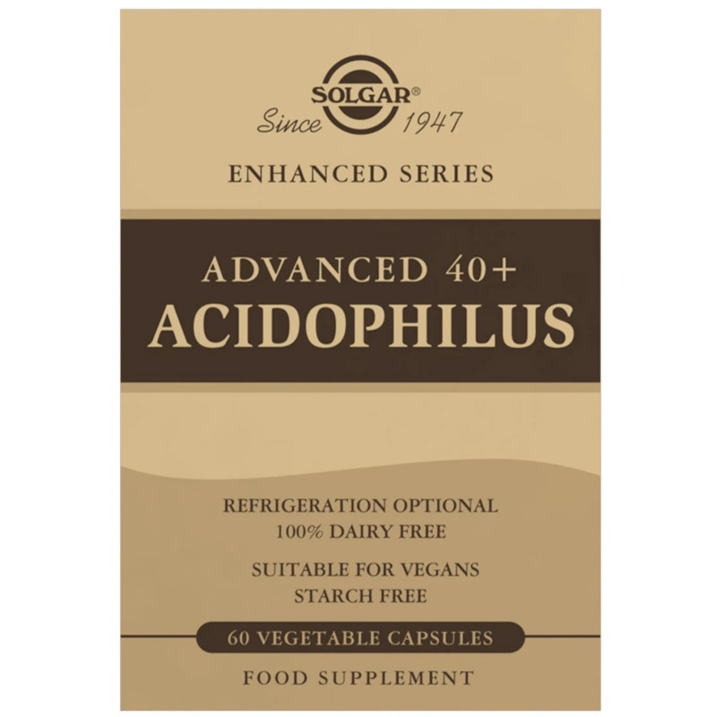 SOLGAR Advanced 40+ Acidophilus 60vegcaps