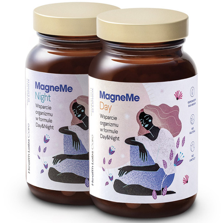 MagneMe 120 kapsułek, Health Labs Care – połączenie 4 form magnezu!