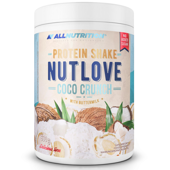 Nutlove Protein Shake Coco Crunch 630g, Allnutrition –  shake białkowy
