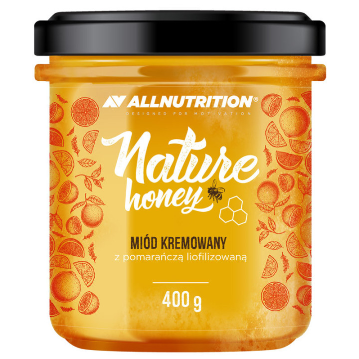 Nature Honey Miód Z Pomarańczą 400g, Allnutrition - miód z pomarańczą!