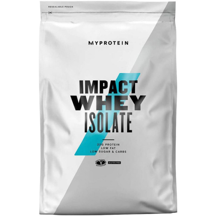 Impact Whey Isolate 5000g, Myprotein – czysty izolat białek serwatkowych z wysoką zawartością aminokwasów!