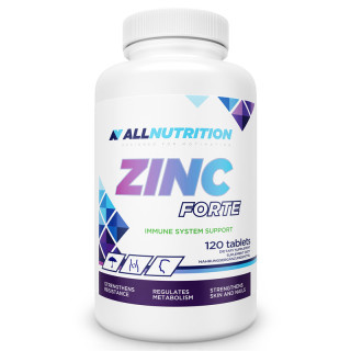 Zinc Forte 120 tabletek, Allnutrition – 60mg cynku w jednej tabletce!
