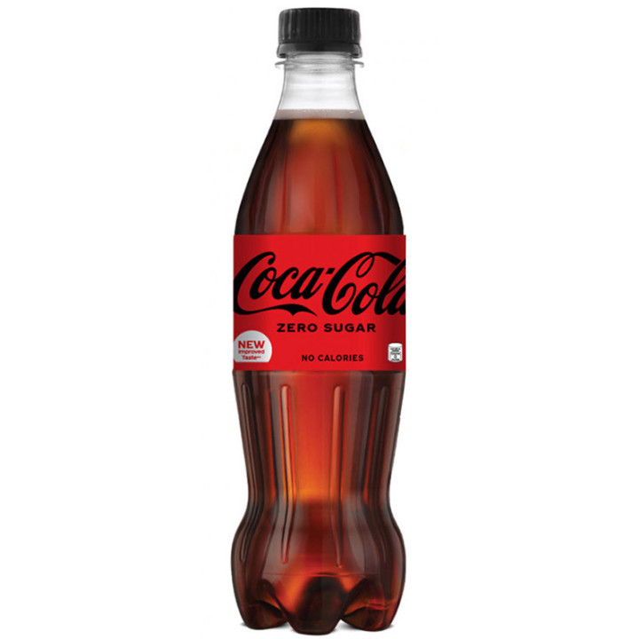 Zero Cukru 500ml, Coca-Cola – kultowy smak coli bez zbędnych kalorii i konserwantów!