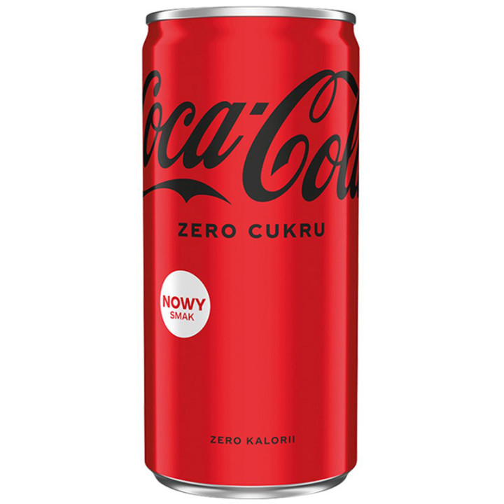 Coca-Cola Zero Cukru Zero Kalorii 200ml – kultowy smak coli bez zbędnych kalorii i konserwantów!
