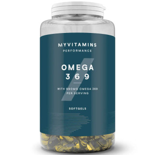 Omega 3 6 9 120 kapsułek,Myprotein – komplet kwasów tłuszczowych omega