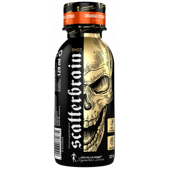 Scatterbrain Shot 120ml, Kevin Levrone - poręczna wersja znanego i lubianego suplementu Scatterbrain z Levrone Signature Series!
